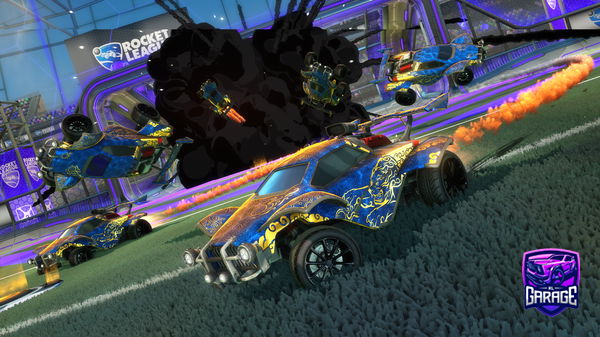 A Rocket League car design from E10_Bv
