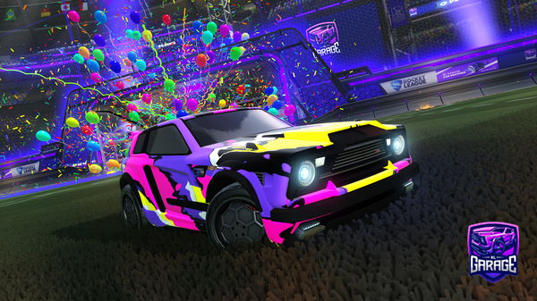 A Rocket League car design from FunkSoap