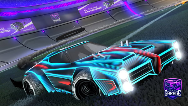 A Rocket League car design from Juicyprods_YT