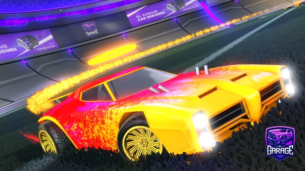 A Rocket League car design from flakie1110