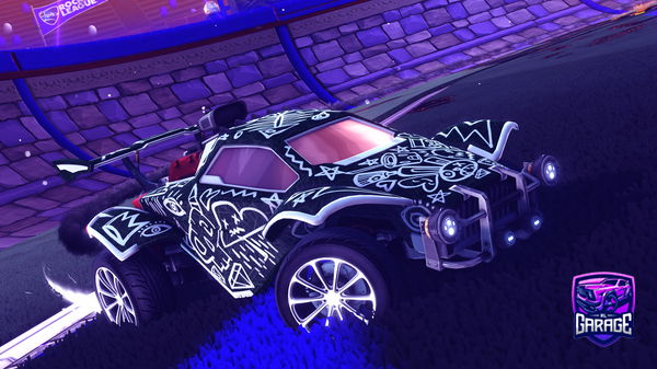 A Rocket League car design from boosted497