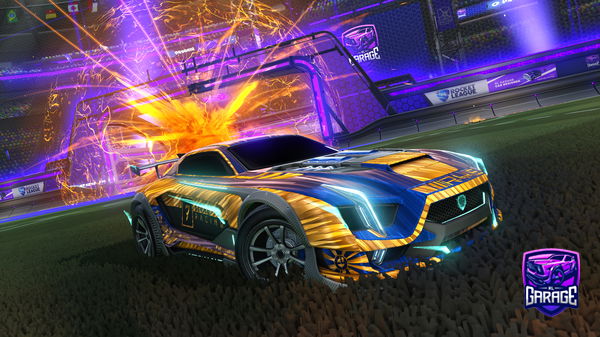 A Rocket League car design from CheeseManFunny7