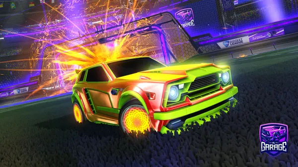A Rocket League car design from Frogwump