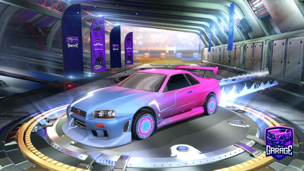 A Rocket League car design from Pizza07