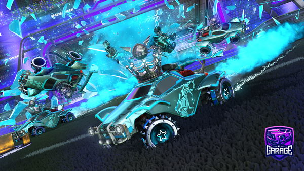 A Rocket League car design from Jackattack101311