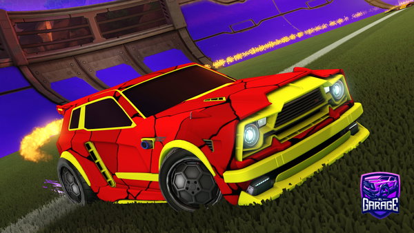A Rocket League car design from Ryzanwastaken