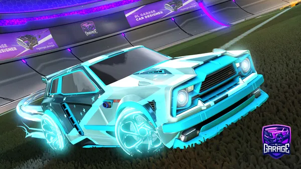 A Rocket League car design from -Fl1NT-