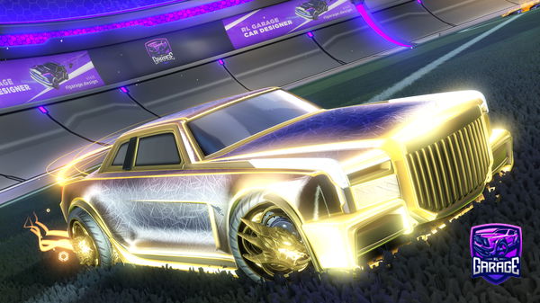 A Rocket League car design from CoolFox