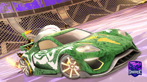 A Rocket League car design from SaintePizza