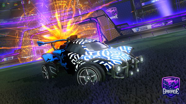 A Rocket League car design from Cryptiksz