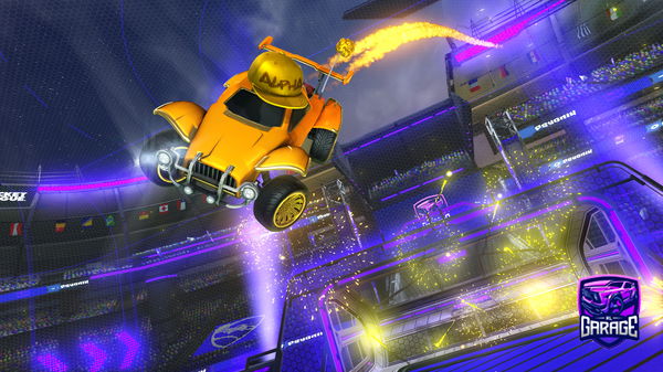 A Rocket League car design from florisonrlgarage