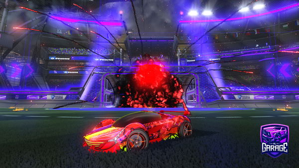 A Rocket League car design from Icey-Y0yo