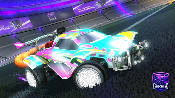 A Rocket League car design from Cuchis