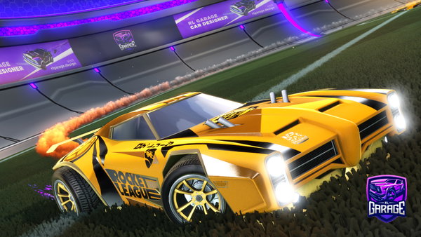 A Rocket League car design from drkxuv