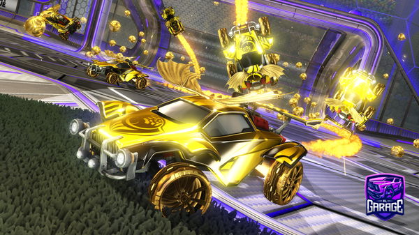 A Rocket League car design from gameslinga