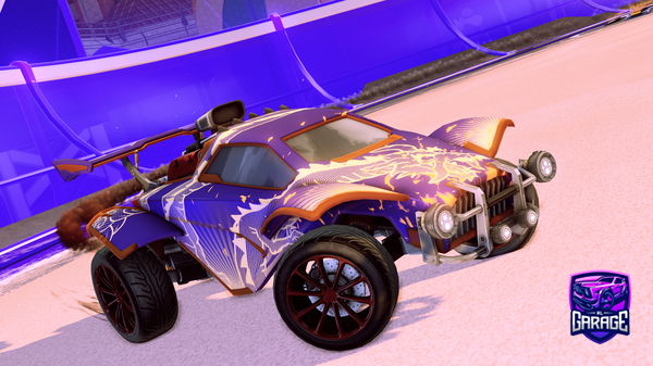 A Rocket League car design from GooseXL