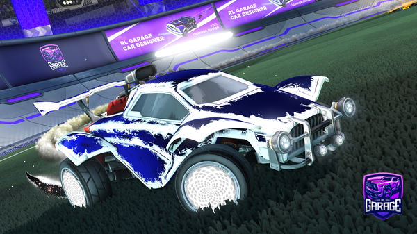 A Rocket League car design from BatoBeto