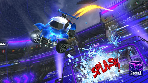 A Rocket League car design from Splashgt