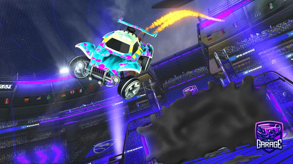 A Rocket League car design from akosheyy