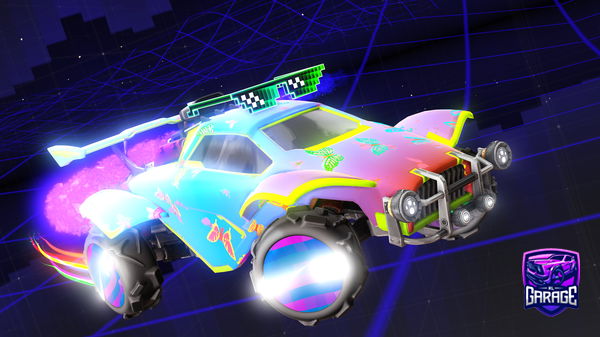 A Rocket League car design from LeKriliq