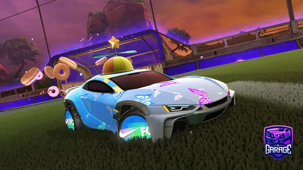 A Rocket League car design from Ruzznx