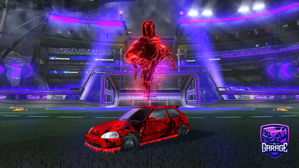 A Rocket League car design from Grco