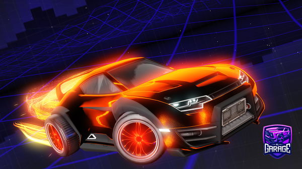 A Rocket League car design from xDJENTGENTLYx