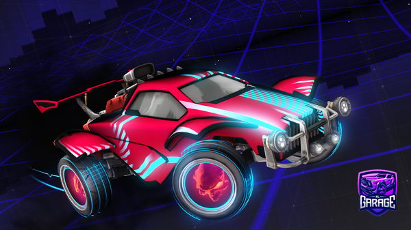 A Rocket League car design from abspielen