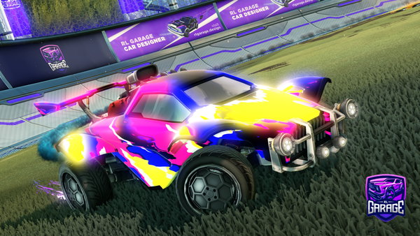 A Rocket League car design from V_Void092