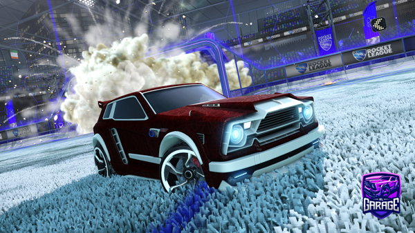 A Rocket League car design from __hi__