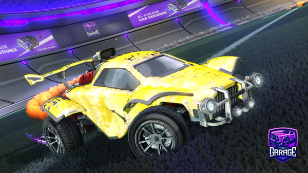 A Rocket League car design from G1oater