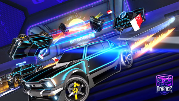 A Rocket League car design from Einoxity