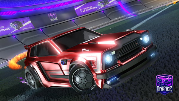 A Rocket League car design from Potato7340