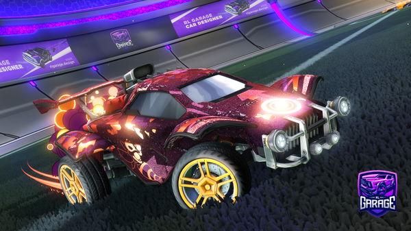 A Rocket League car design from pixl_