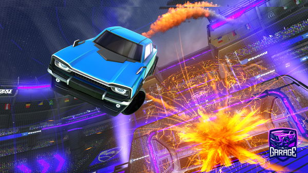 A Rocket League car design from Tech_Ed