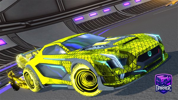 A Rocket League car design from Tophtoph