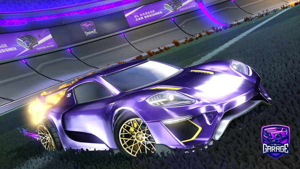 A Rocket League car design from isntFub