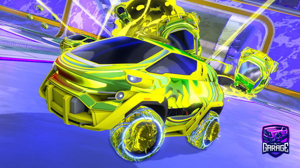 A Rocket League car design from irosario78