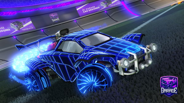 A Rocket League car design from SynthoWave