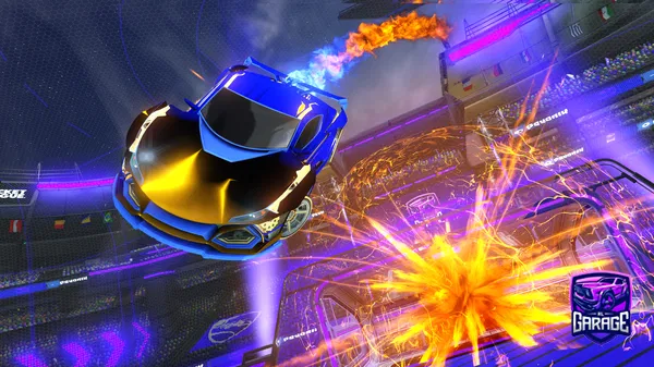 A Rocket League car design from HakonEriksen