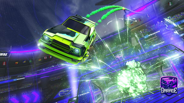 A Rocket League car design from Sambenoaurets