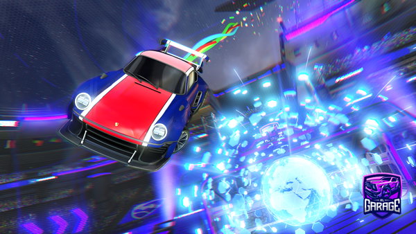 A Rocket League car design from SpaceGamerFr