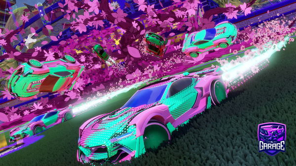 A Rocket League car design from LouDergon