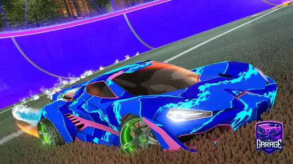 A Rocket League car design from Trilliminium