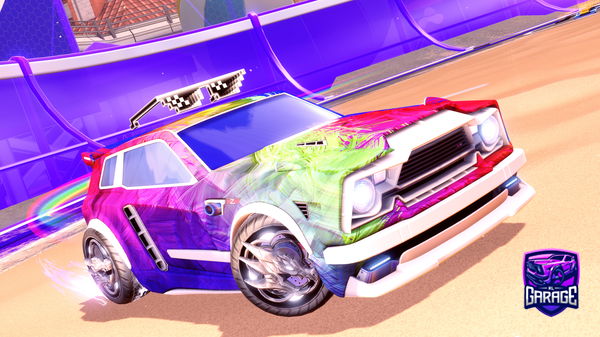 A Rocket League car design from Gavinonps