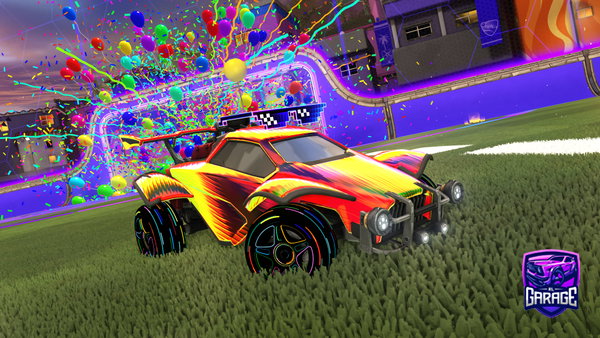 A Rocket League car design from hanoj271