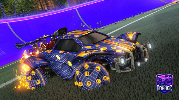 A Rocket League car design from -Goose-