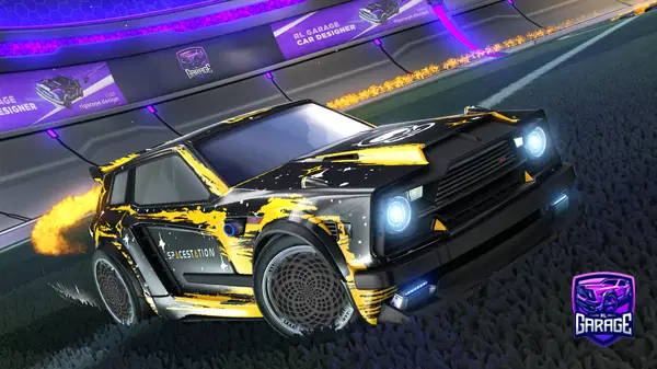 A Rocket League car design from GoBlitzy
