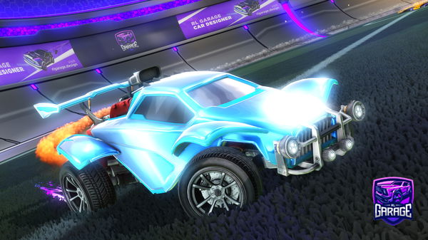 A Rocket League car design from Liffypup