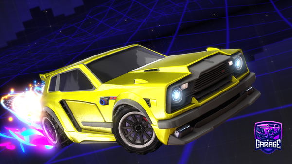 A Rocket League car design from OhmyThe